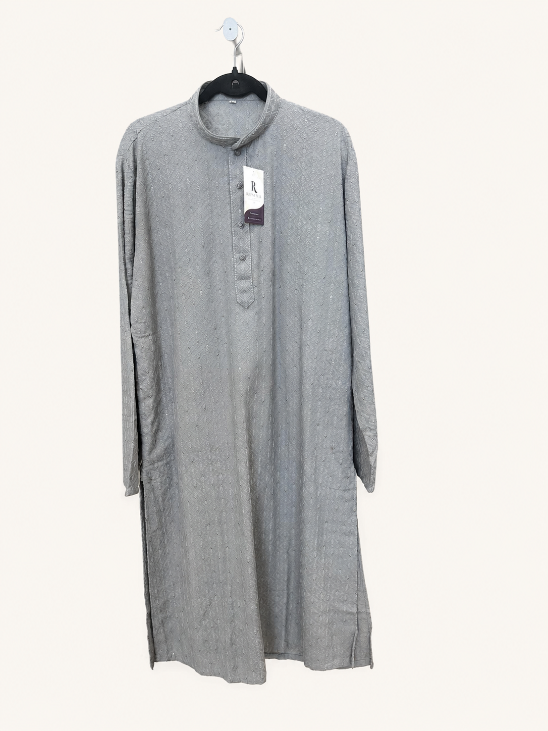 Grey Men’s Laknavi Kurta