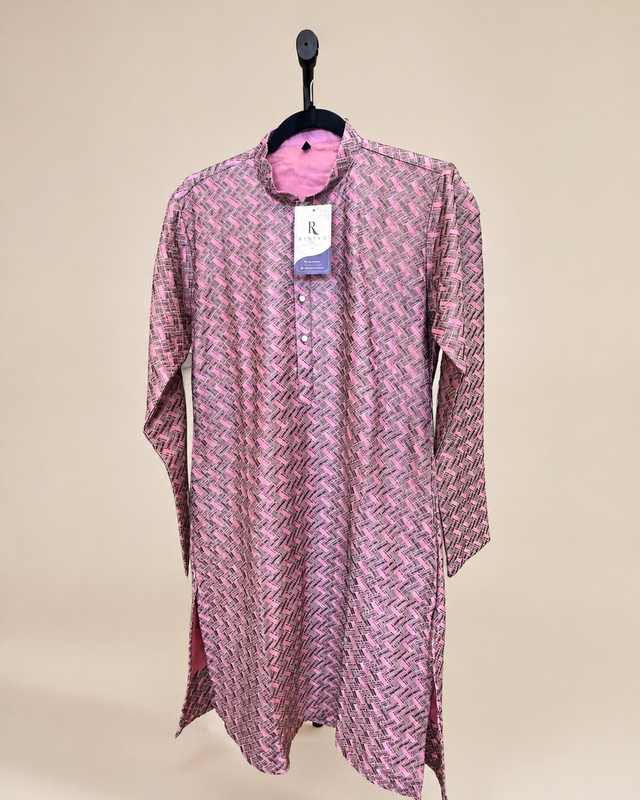 Mens Pink Laknavi Heavy Design
