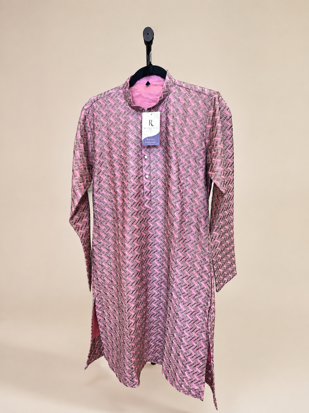 Mens Pink Laknavi Heavy Design