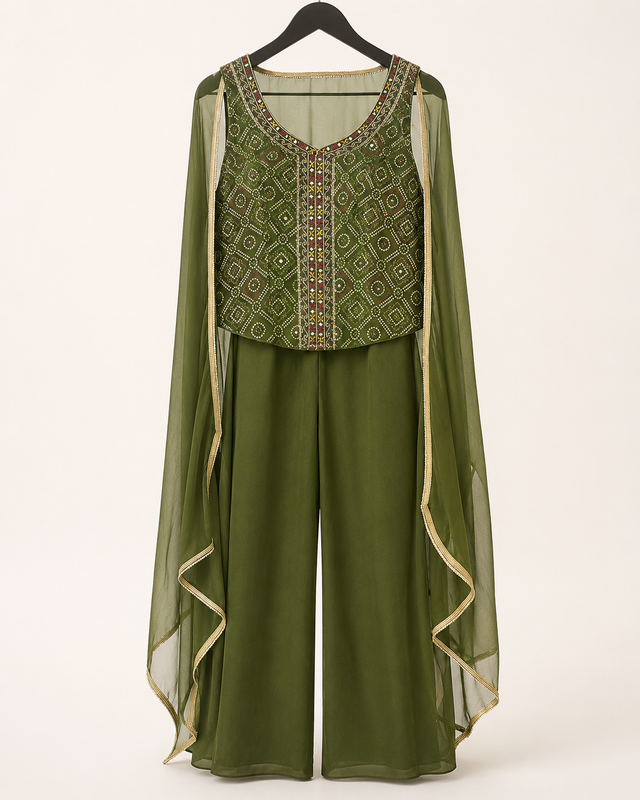 Green traditional pattern Elegant