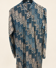 Blue Traditional Riniya Deluxe Kurta