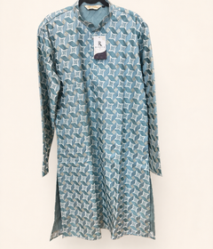 Light Blue White Design Heavy Mens