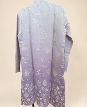 Ombre Pink Traditional Pattern Deluxe Kurta