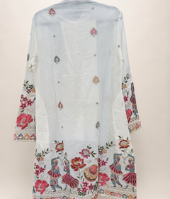 Damian Bead Work Embroidery Kurta with Pant Mens