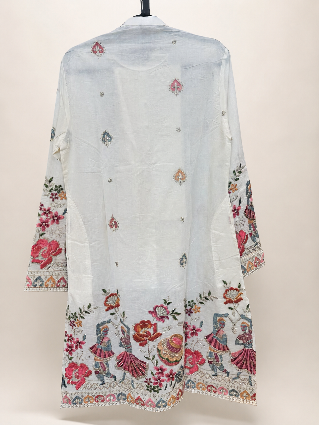 Damian Bead Work Embroidery Kurta with Pant Mens