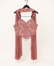Elegant Plum Palazzo Set Apple cut