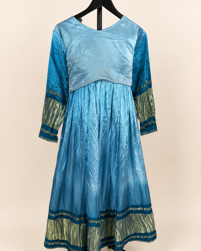 Cinderella Blue Hues Silk Soft Lightweight