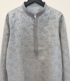 Baby Purple Lavender Traditional Elephant Pattern Deluxe Kurta