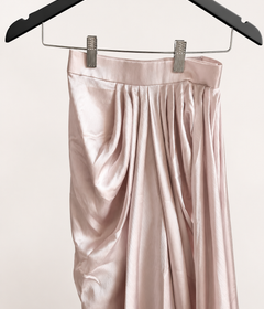 Tube Top Champagne Pink Corset Pre-Stiched Saree