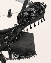 Black Wing Corset Pre-Stiched- Saree
