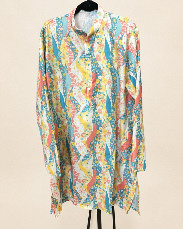 Bright Men’s Kurta Cotton Colorful
