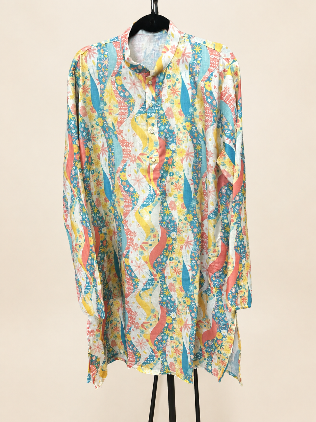 Bright Men’s Kurta Cotton Colorful