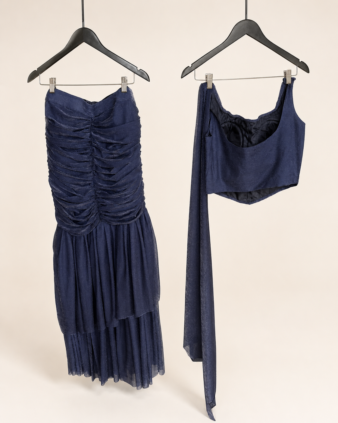 Sparkly Denim Co-Ord Indo Western Dress