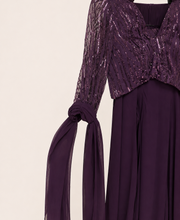 Long Sleeve Sequence Flowy Indo Western Palazzo Set