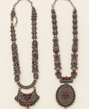 Oxidized Garba Set