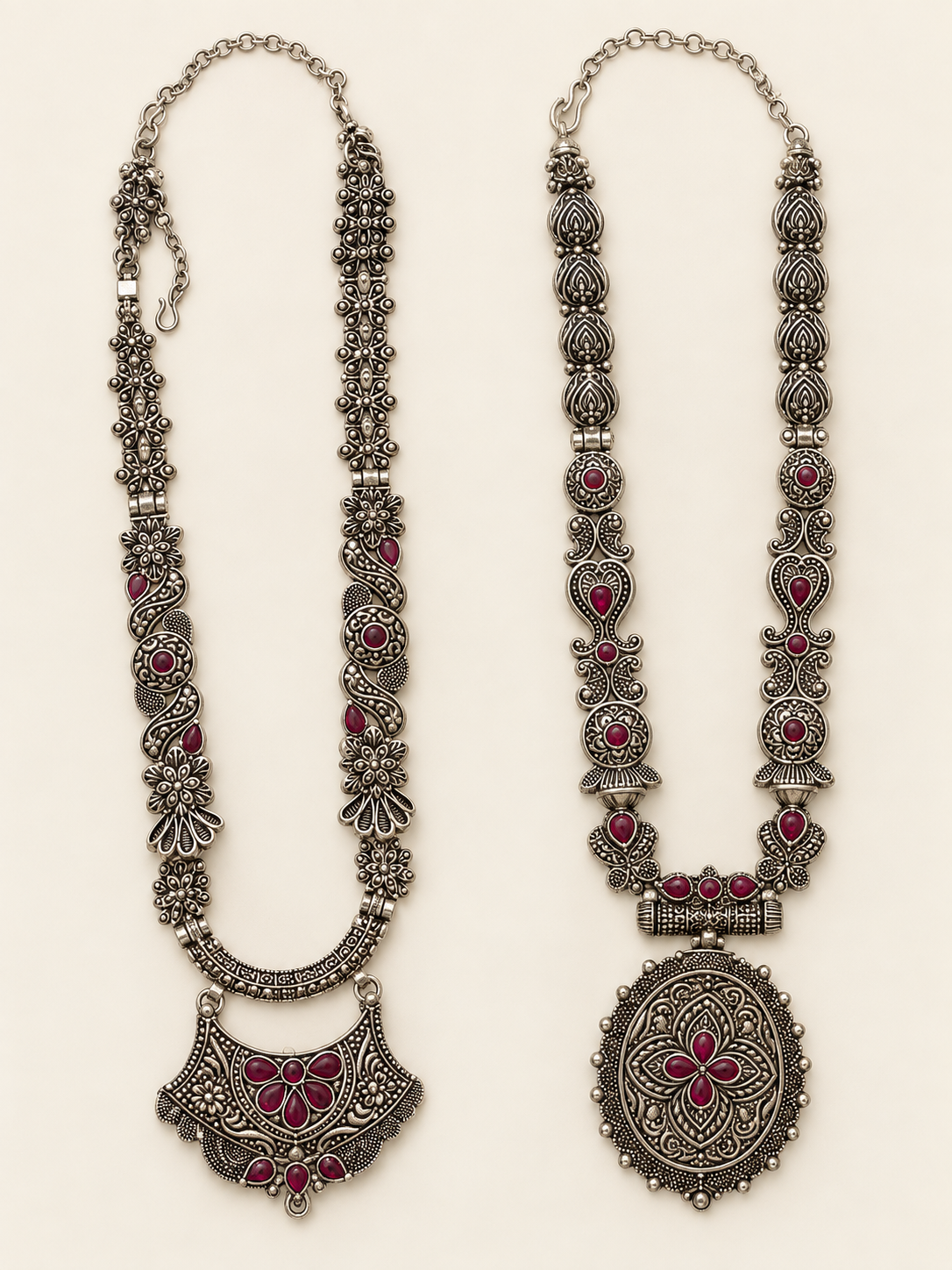 Oxidized Garba Set