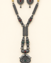 Oxidized Garba Set