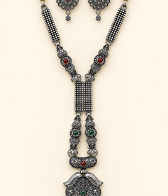 Oxidized Garba Set