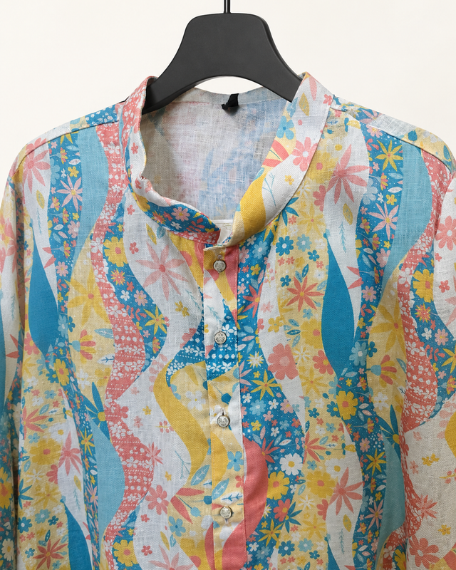 Bright Men’s Kurta Cotton Colorful