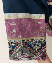 Black and Pink Garba Lehenga Set with Pink Dupatta