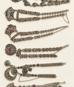 Oxidized Garba Set