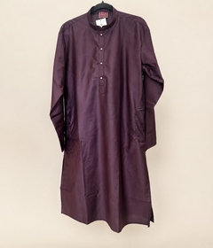 Simple men’s brown kurta