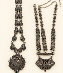 Oxidized Garba Set