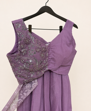 All Pink Sober with attached Top Sequence Dupatta Dress