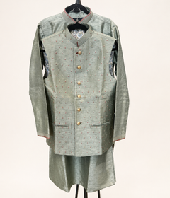 Green Koti Men’s Polka Dot Silk