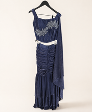 Sparkly Denim Co-Ord Indo Western Dress