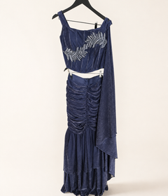 Sparkly Denim Co-Ord Indo Western Dress