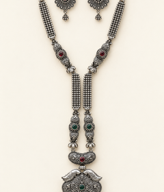 Oxidized Garba Set