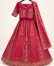 Bridal Red Heavy Traditional Lehenga Set