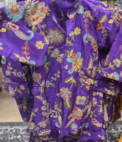 Kids Boys purple Kurta in embroidery work