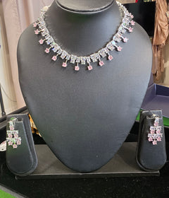Star light crystal diamond set in baby pink